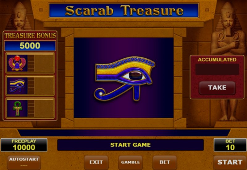 Play Scarab Treasure by Amatic at 1Win Casino