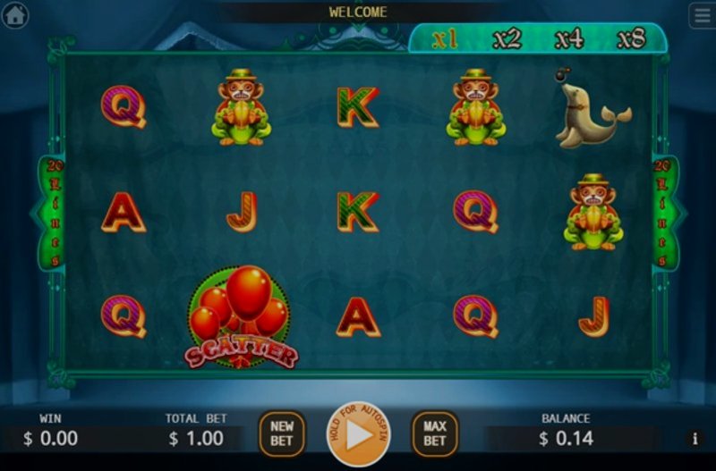 Play Scary Clown by Kaga at 1Win Casino