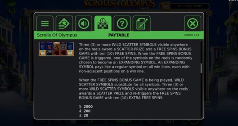 Play Scrolls of Olympus Quattro by Stakelogic at 1Win Casino