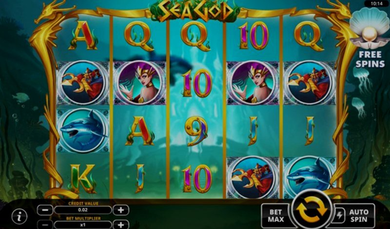 Play Sea God by Swintt at 1Win Casino