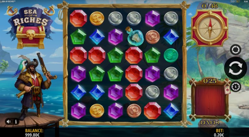 Play Sea of Riches by Isoftbet at 1Win Casino