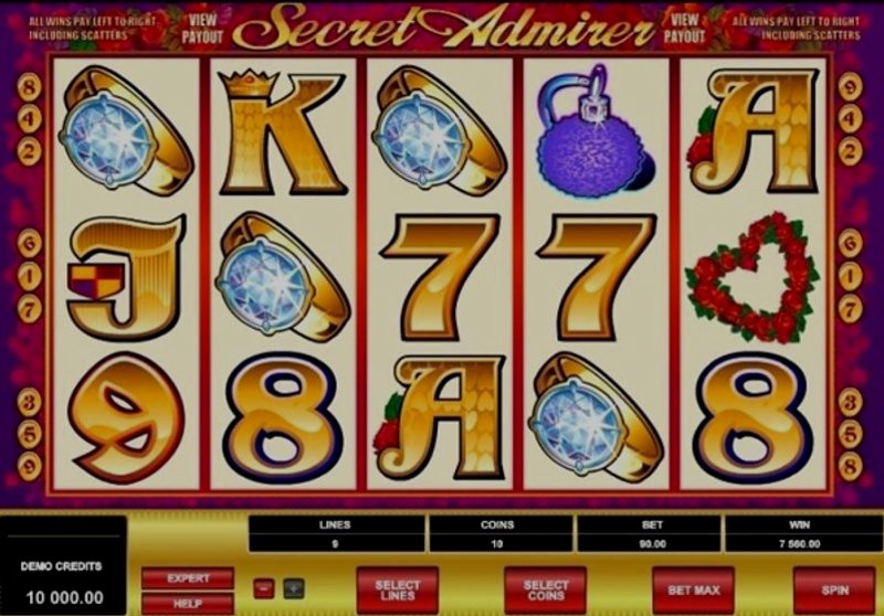 Play Secret Admirer by Microgaming at 1Win Casino