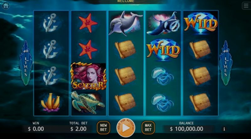 Play Secret of Ocean by Kagaming at 1Win Casino