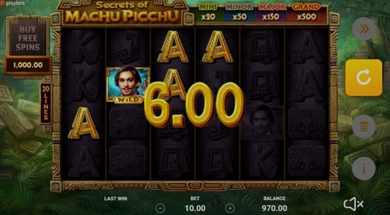 Play Secrets of Machu Picchu by Playbro at 1Win Casino