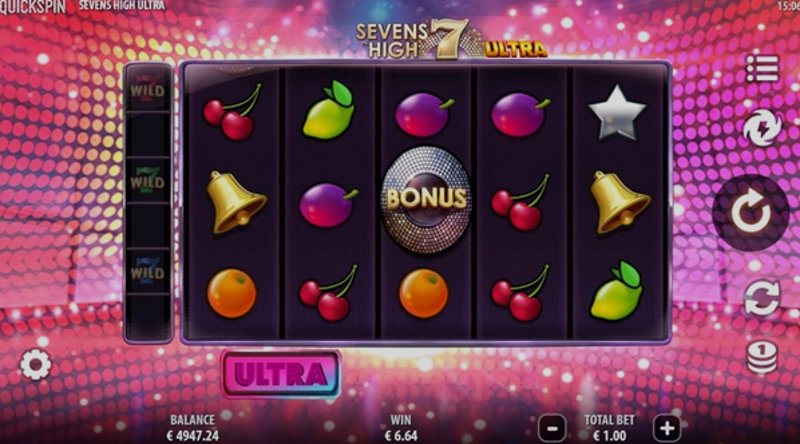 Play Sevens High by Quickspin at 1Win Casino