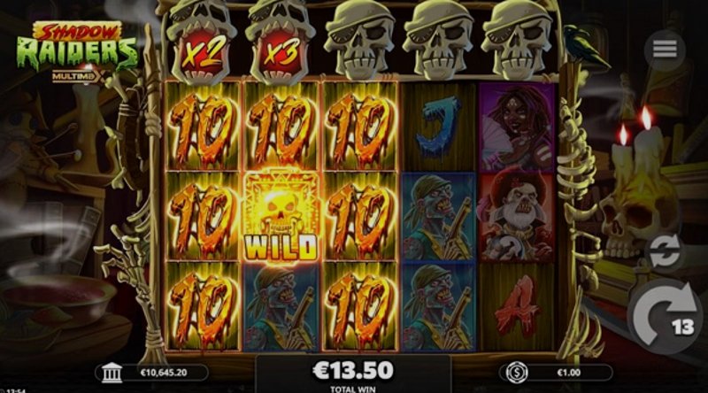 Play Shadow Raiders MultiMax by Yggdrasil at 1Win Casino