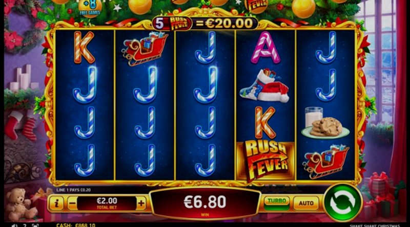 Play Shake Shake Christmas by Rubyplay at 1Win Casino