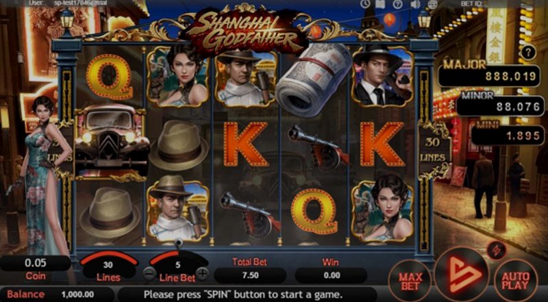 Play Shanghai Godfather by Simpleplay at 1Win Casino