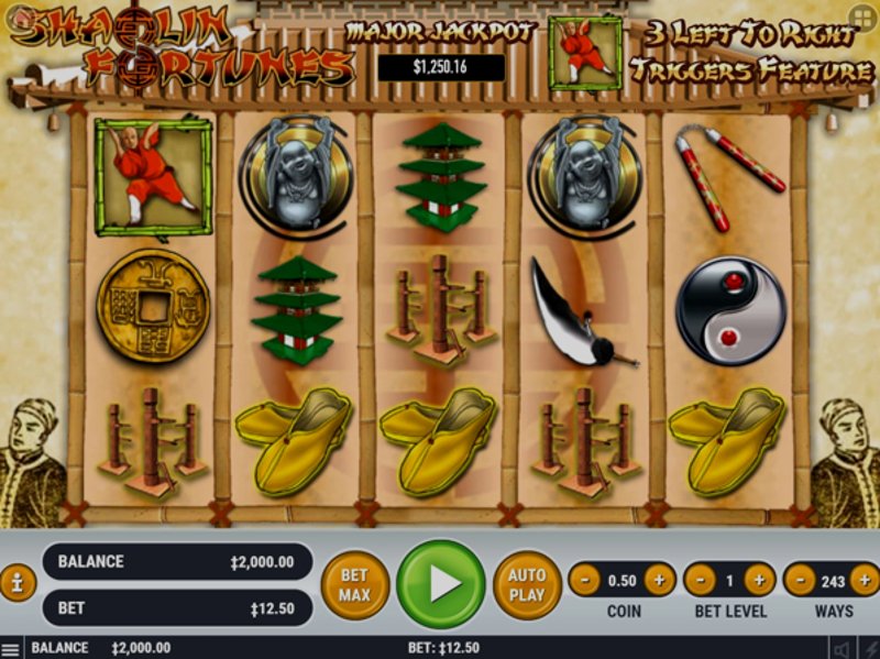 Play Shaolin Fortunes by Habanero at 1Win Casino