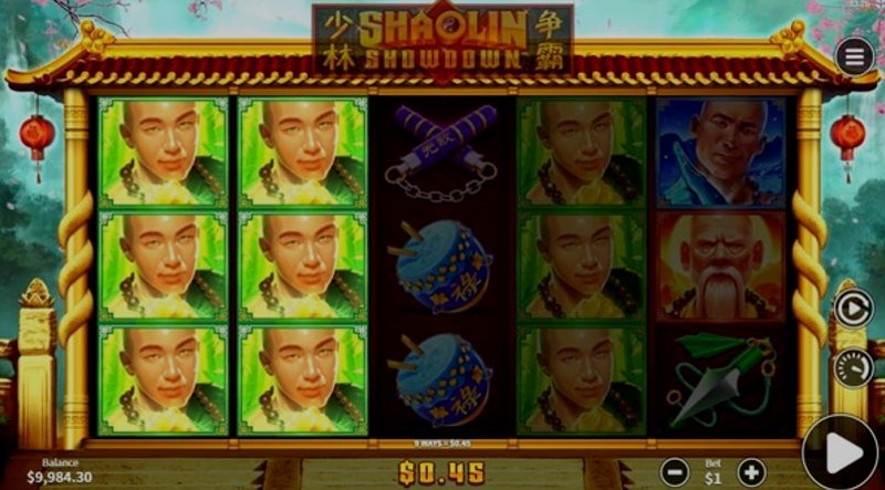 Play Shaolin Showdown by Skywind at 1Win Casino