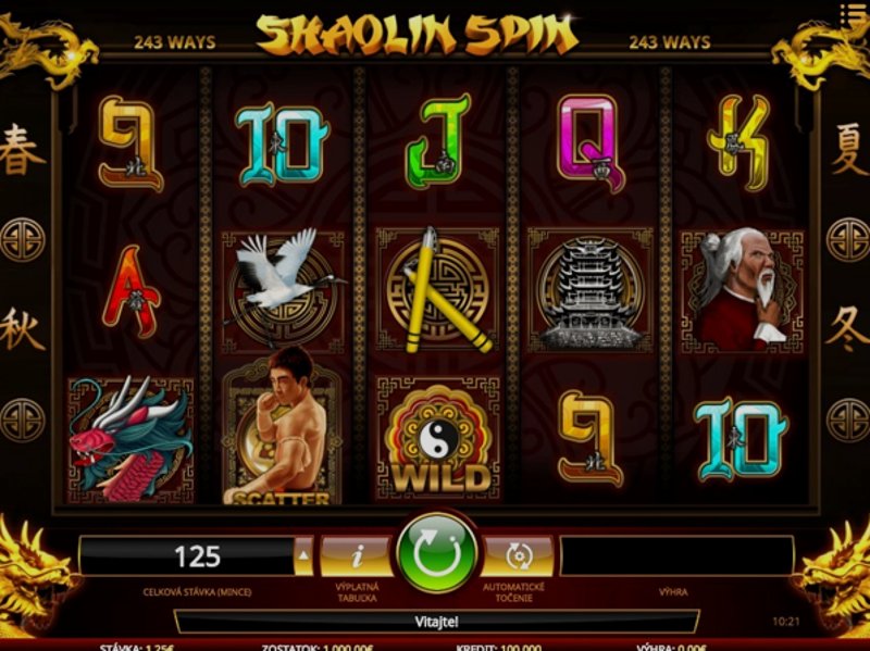 Play Shaolin Spin by Isoftbet at 1Win Casino