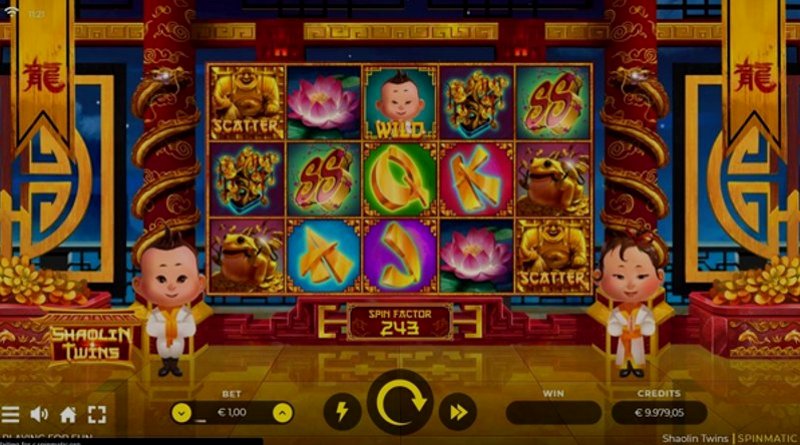 Play Shaolin Twins by Spinmatic at 1Win Casino