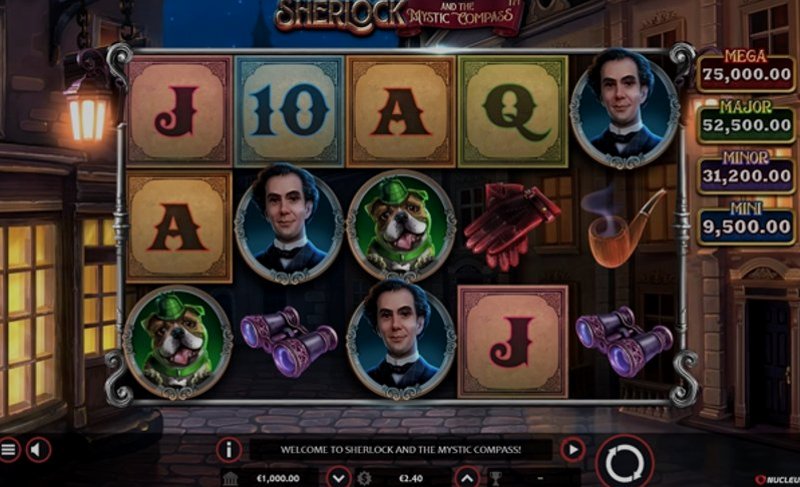 Play Sherlock and the Mystic Compass by Nucleus Gaming at 1Win Casino