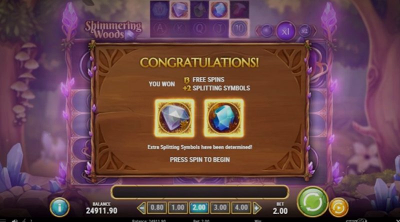 Play Shimmering Woods by Playn Go at 1Win Casino