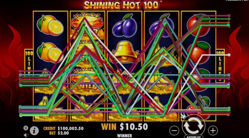 Play Shining Hot 100 by Pragmatic at 1Win Casino