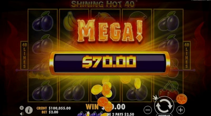 Play Shining Hot 40 by Pragmatic at 1Win Casino