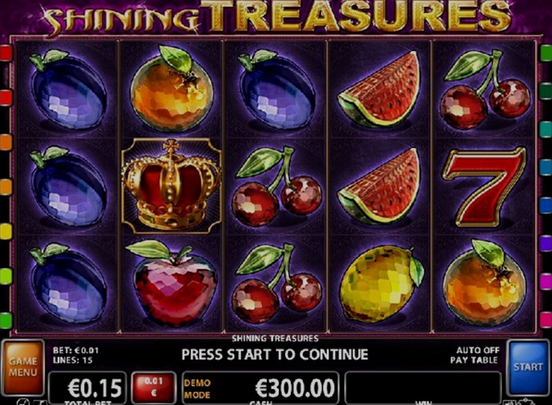 Play Shining Treasures by Ct Interactive at 1Win Casino