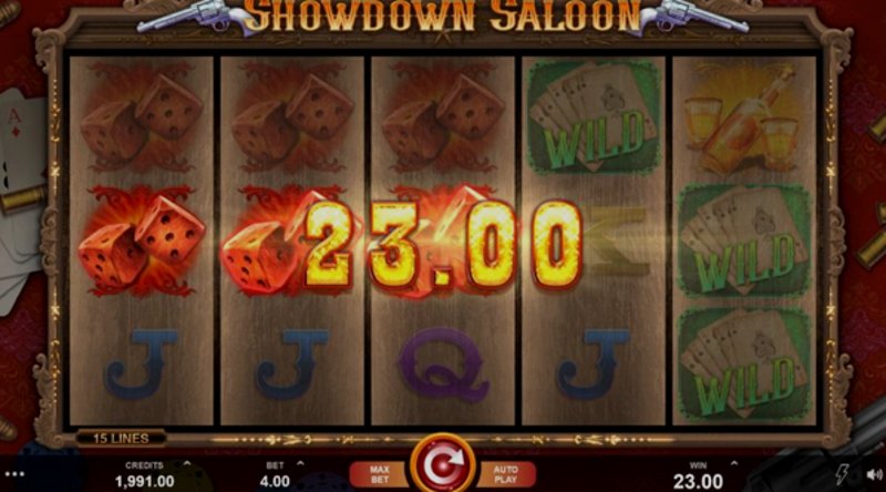 Play Showdown Saloon by Games Global at 1Win Casino