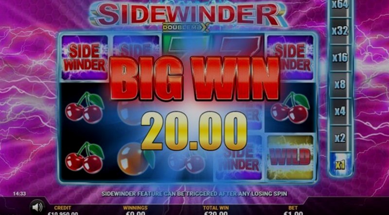 Play Sidewinder by Games Global at 1Win Casino