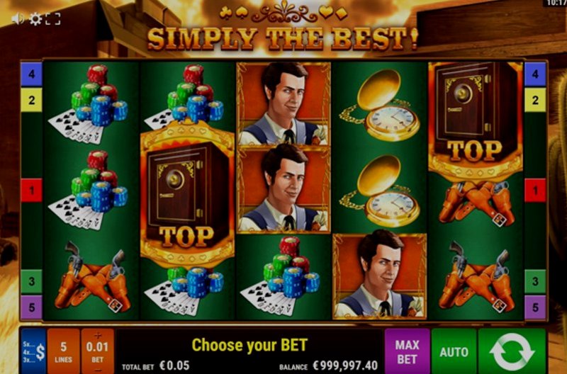 Play Simply the Best by Gamomatgames at 1Win Casino