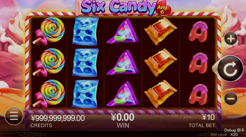 Play Six Candy by Cq9 at 1Win Casino