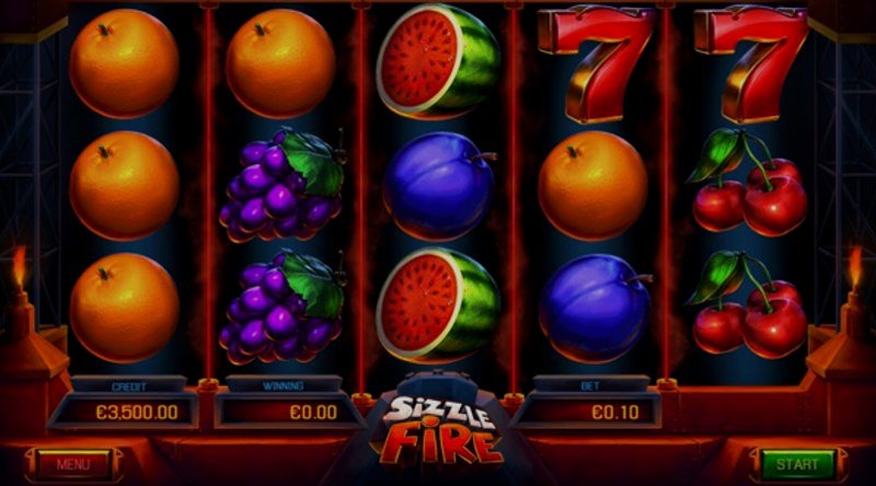 Play Sizzle Fire by Apollo Play at 1Win Casino