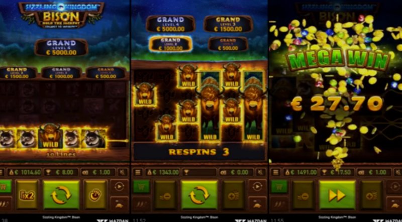 Play Sizzling Kingdom: Bison by Wazdan at 1Win Casino