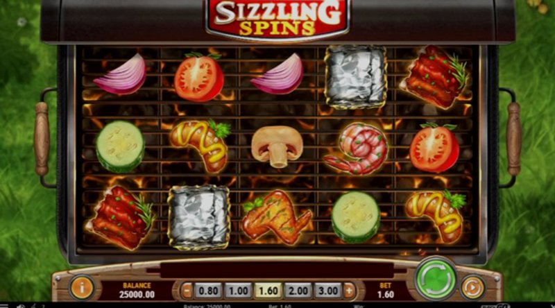 Play Sizzling Spins by Playn Go at 1Win Casino