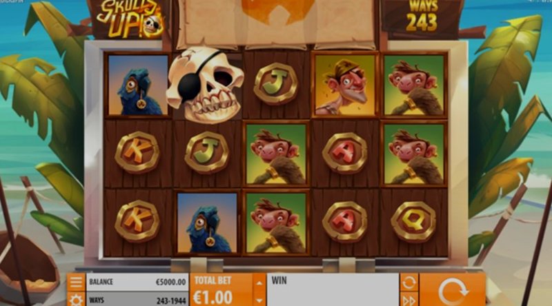 Play Skulls UP! by Quickspin at 1Win Casino