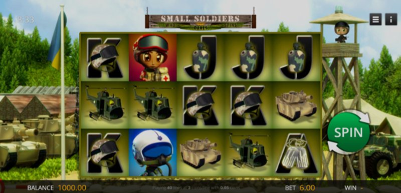 Play Small Soldiers by Genii at 1Win Casino