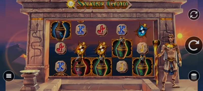 Play Snake God by Edict at 1Win Casino