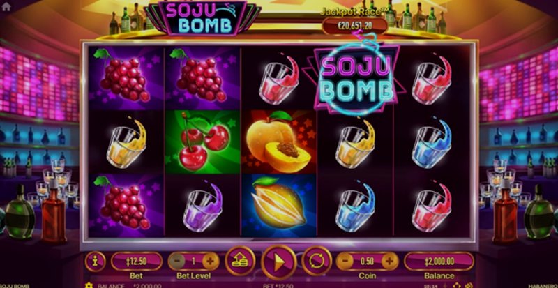 Play Soju Bomb by Habanero at 1Win Casino