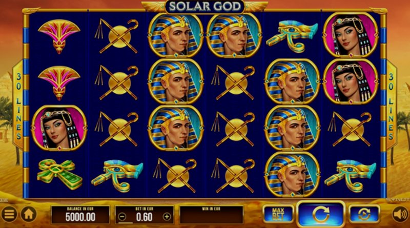 Play Solar God by Synot at 1Win Casino