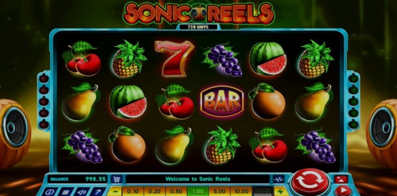 Play Sonic Reels by Wazdan at 1Win Casino