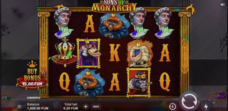 Play Sons of Monarchy by Popiplay at 1Win Casino