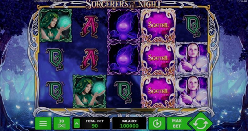 Play Sorcerers of the Night by Stakelogic at 1Win Casino