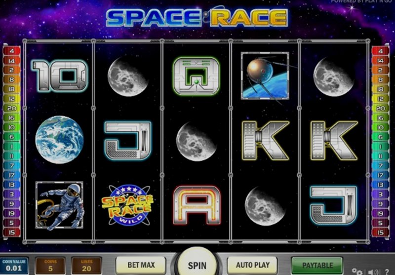 Play Space Race by Playn Go at 1Win Casino