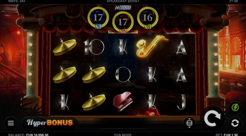 Play Speakeasy Boost by Kalamba at 1Win Casino