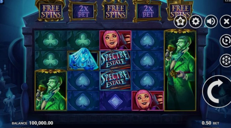 Play Spectre Estate by Microgaming at 1Win Casino