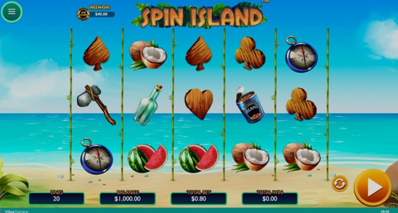 Play Spin Island by Vibragaming at 1Win Casino