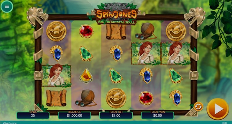 Play Spin Jones by Vibragaming at 1Win Casino