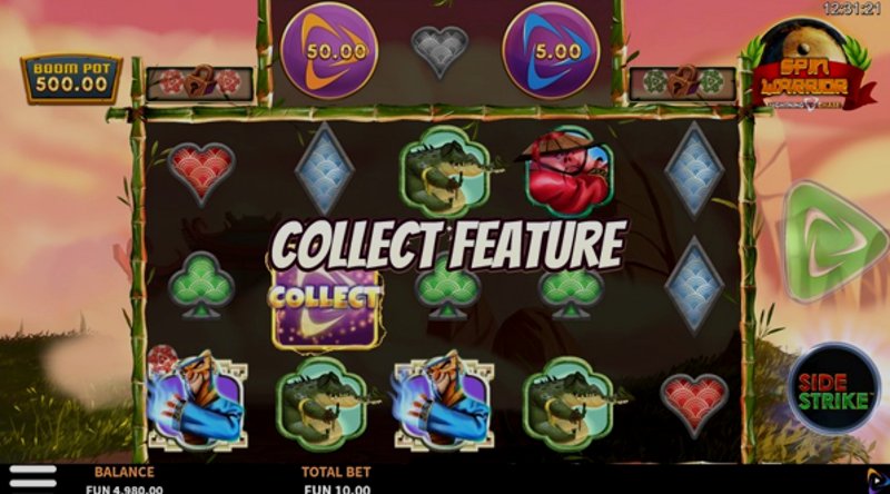 Play Spin Warrior Boom Pot by Relax at 1Win Casino