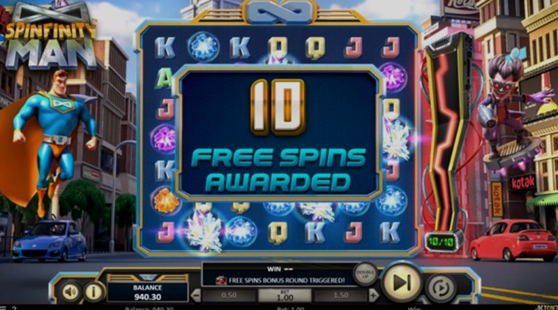 Play Spinfinity Man by Betsoft at 1Win Casino