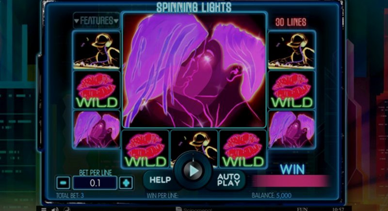 Play Spinning Lights in Pakistan at 1Win Casino