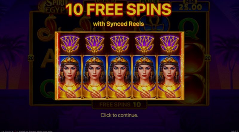 Play Spirit of Egypt: Hold and Win by Playson at 1Win Casino