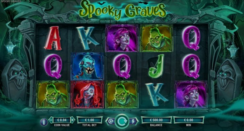 Play Spooky Graves by Gameart at 1Win Casino