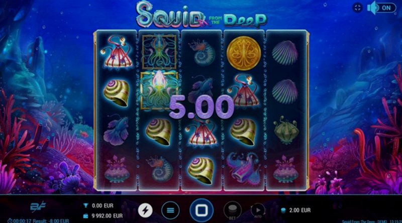 Play Squid From The Deep by Bf Games at 1Win Casino