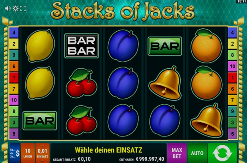 Play Stacks of Jacks by Gamomatgames at 1Win Casino