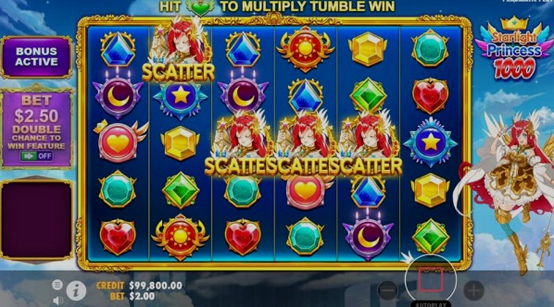 Play Starlight Princess 1000 by Pragmatic at 1Win Casino