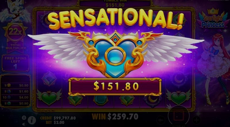 Play Starlight Princess by Pragmatic at 1Win Casino